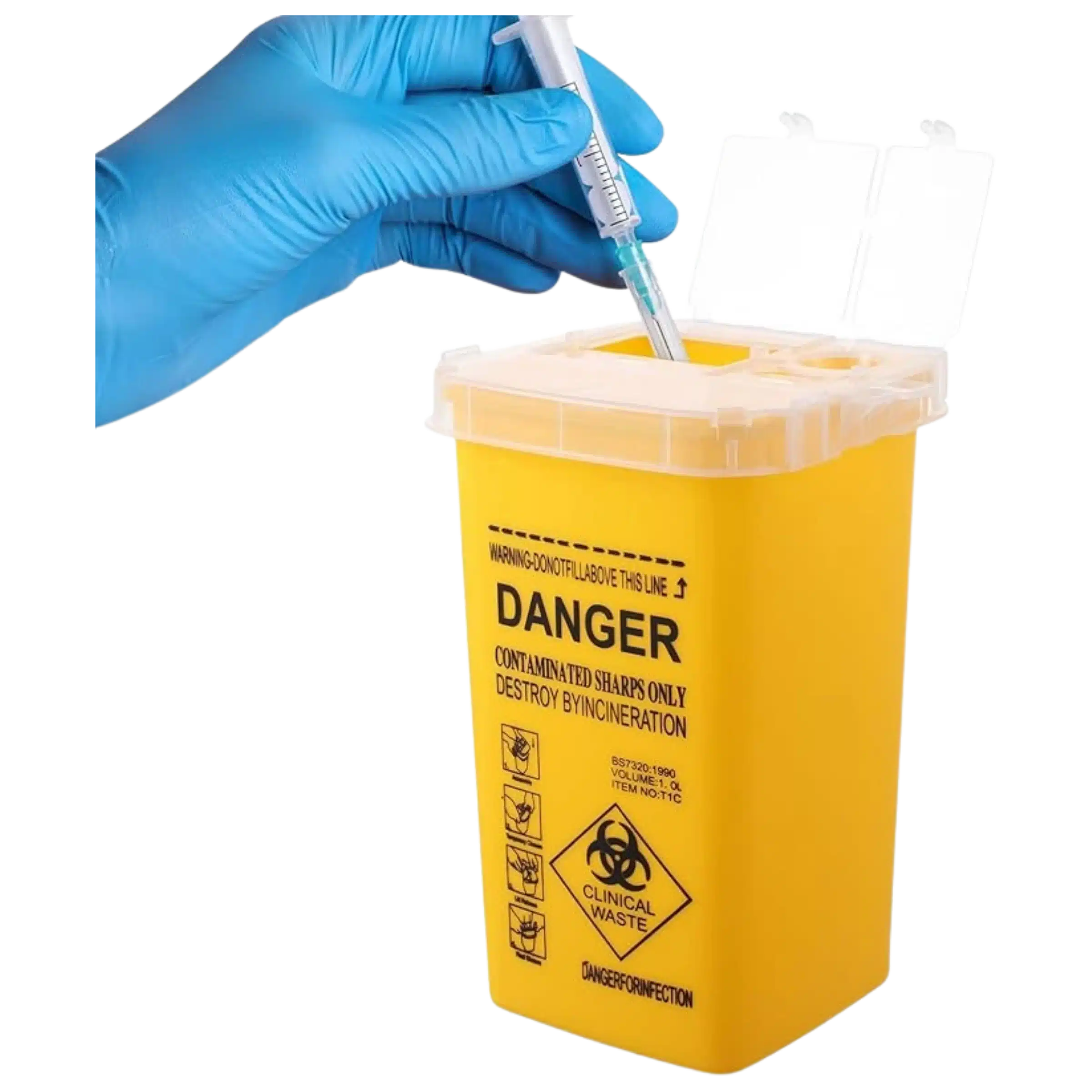 Syringe Sharps Bin